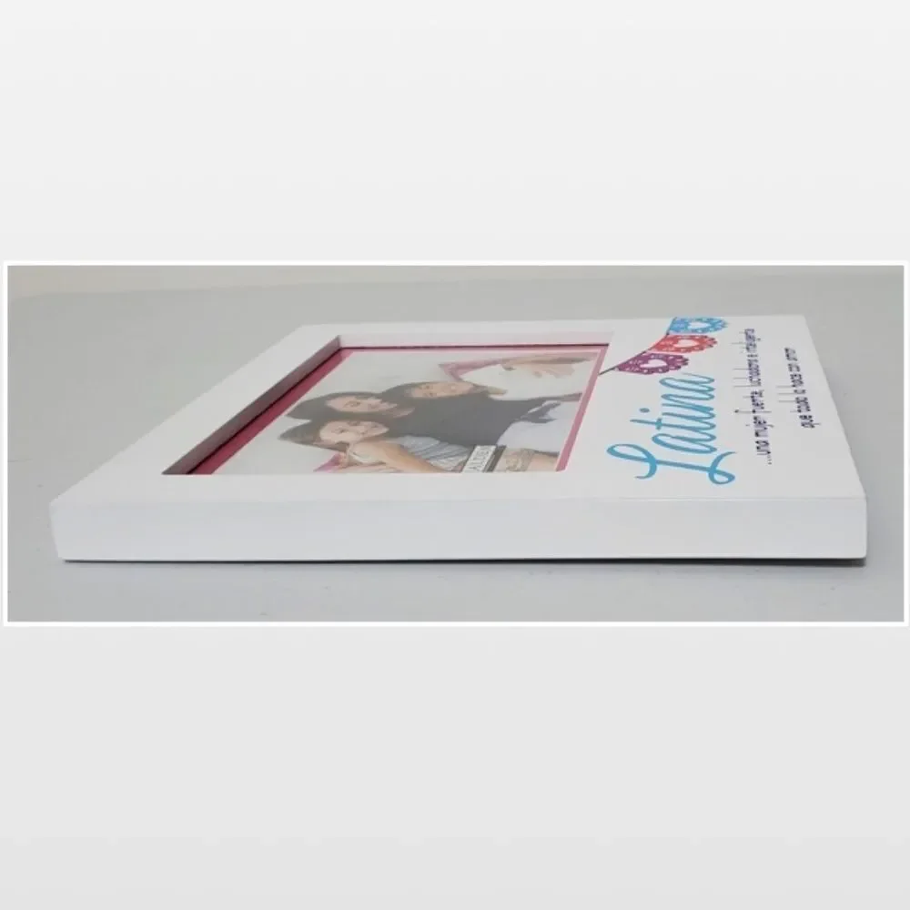 New Latina White 4X6 Picture Frame